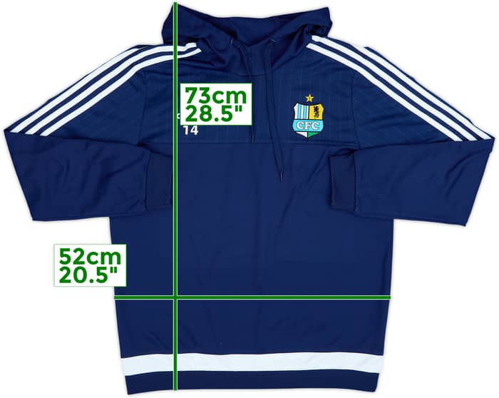 Sudadera con capucha versión jugador adidas del Chemnitzer 2016-17 #14 - 8/10 - (M)