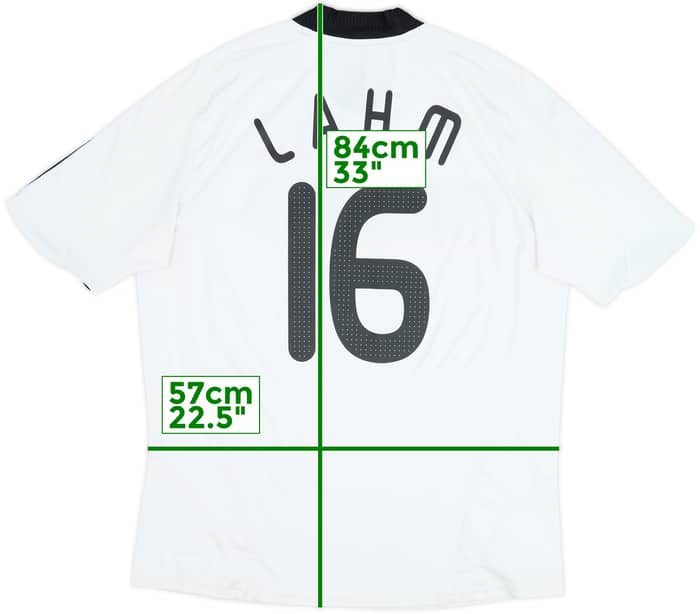 2008-09 Germany Home Shirt Lahm #16 - 6/10 - (XL)