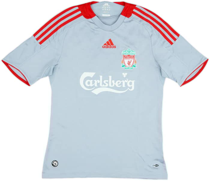 2008-09 Liverpool Away Shirt Gerrard #8 - 8/10 - (S)