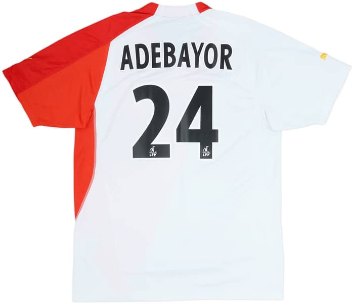 Camiseta de local del Monaco 2004-06 Adebayor #24 - 7/10 - (XL)