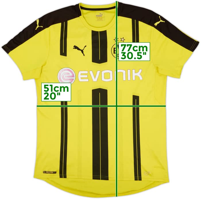 2016-17 Borussia Dortmund Home Shirt - 4/10 - (L)