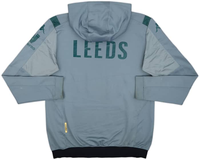 2019-20 Leeds United Kappa Hooded Drill Top - 8/10 - (XL)