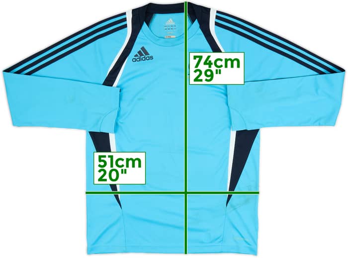Camiseta adidas de manga larga de entrenamiento del Olympique Marseille 2009-10 - 4/10 - (S)