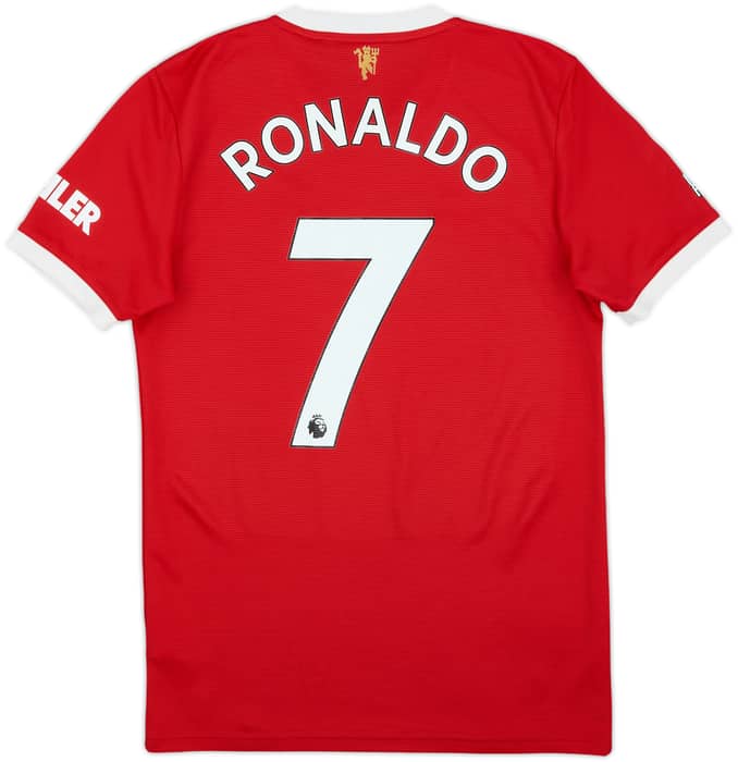 2021-22 Manchester United Home Shirt Ronaldo #7 - 9/10 - (S)