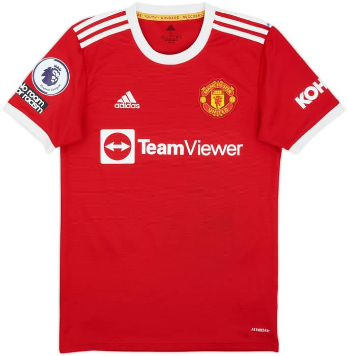 2021-22 Manchester United Home Shirt Ronaldo #7 - 9/10 - (S)