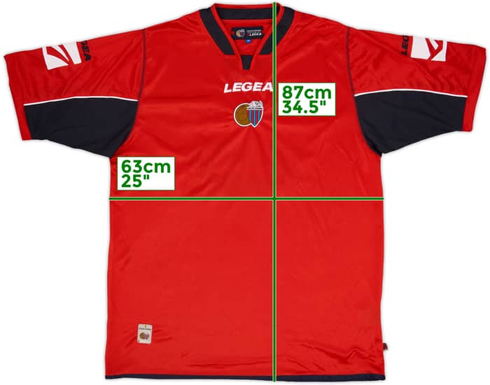 2008-09 Catania Legea Training Shirt - 9/10 - (XXL)
