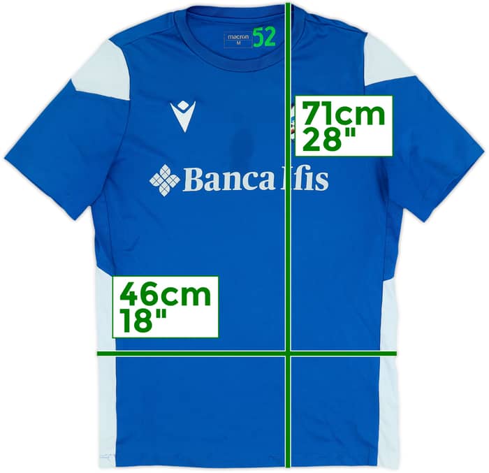 2021-22 Sampdoria Macron Player Issue Training Shirt #52 - 4/10 - (M)