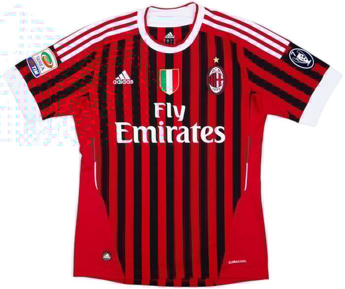 2011-12 AC Milan Home Shirt Pato #7 - 5/10 - (S)