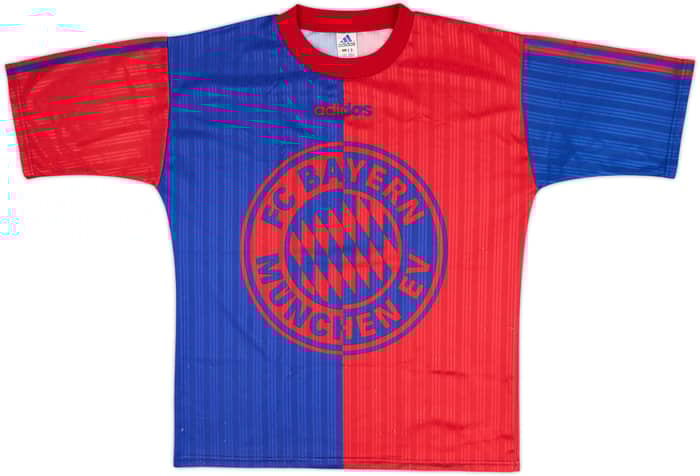 1995-96 Bayern Munich adidas Training Shirt - 6/10 - (M)