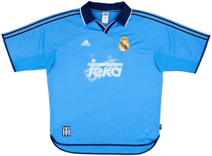 1999-00 Real Madrid Third Shirt Figo #10 - 4/10 - (XL)