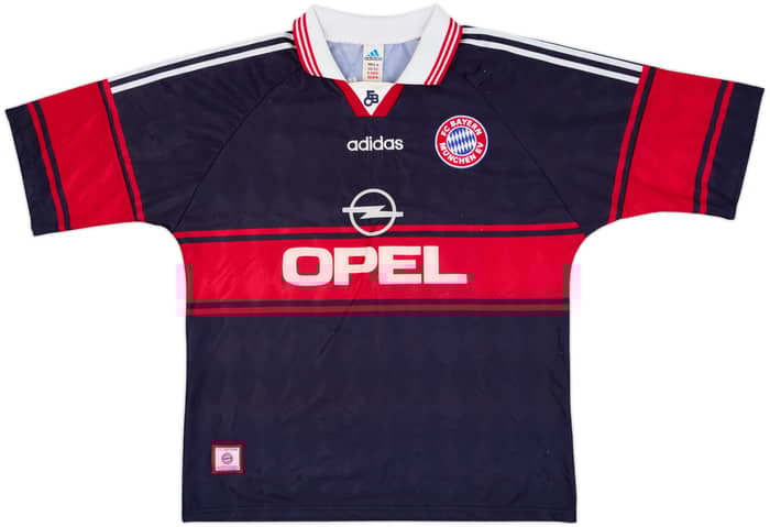 1997-99 Bayern Munich Home Shirt Basler #14 - 8/10 - (XL)