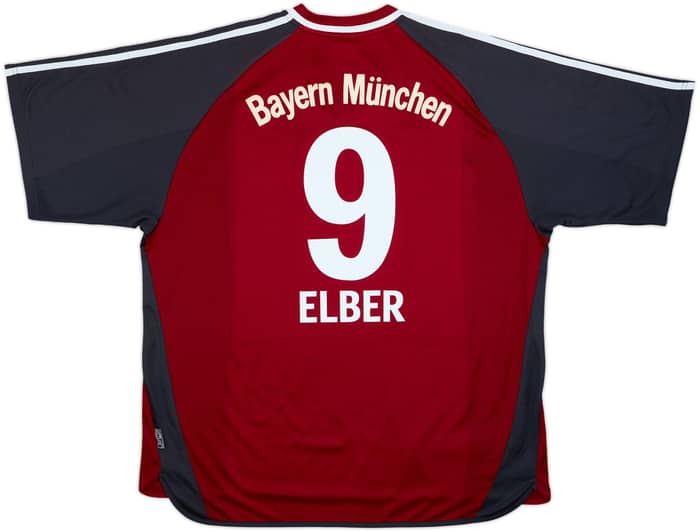 Camiseta de local del Bayern Munich 2002-03 Elber #9 - 6/10 - (XXL)