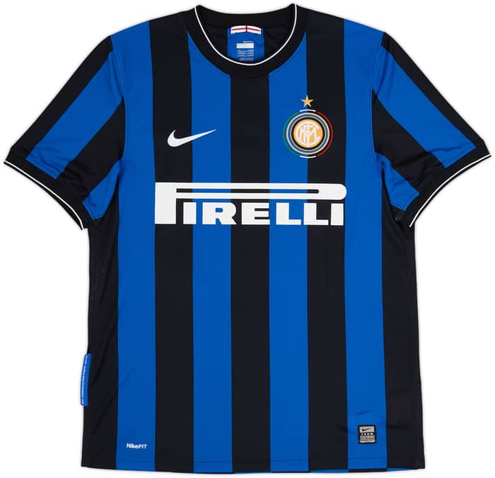 2009-10 Inter Milan Home Shirt Eto'o #9 - 5/10 - (M)