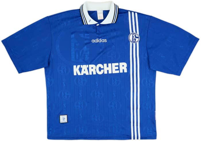 1996-97 Schalke Home Shirt - 7/10 - (XL)