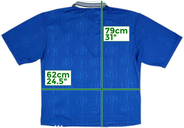 1996-97 Schalke Home Shirt - 7/10 - (XL)