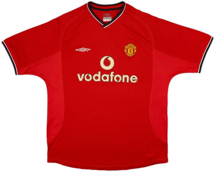 2000-02 Manchester United Home Shirt Veron #4 - 4/10 - (L)