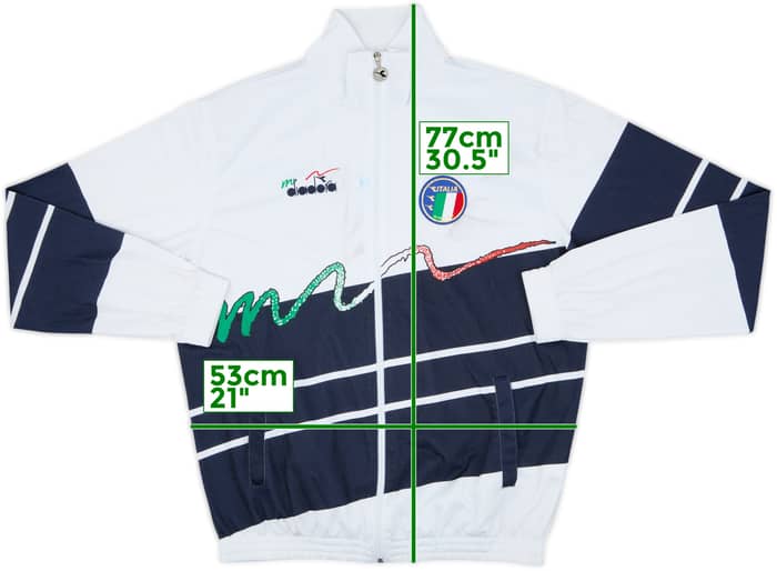 Chaqueta de chándal Diadora de Italia 1988-90 - 4/10 - (L)