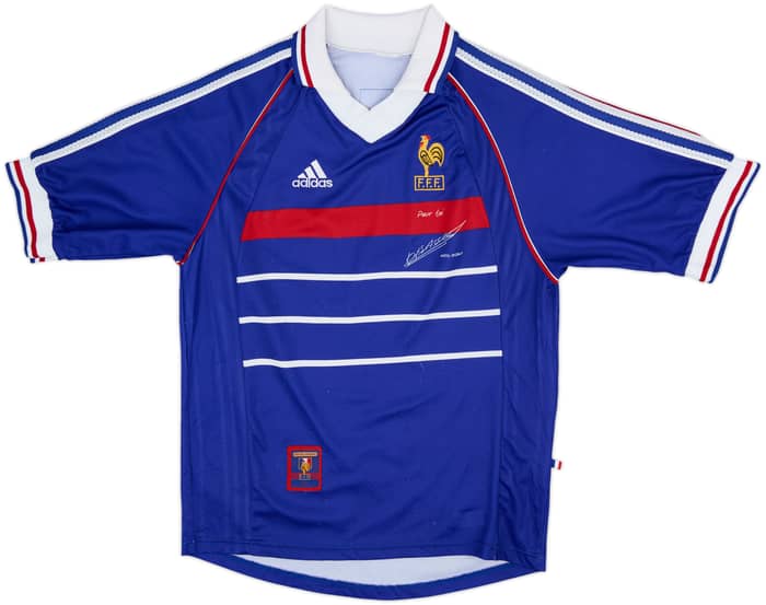 1998-00 France 'Pour Toi Marcel Desailly' Home Shirt - 7/10 - (S)