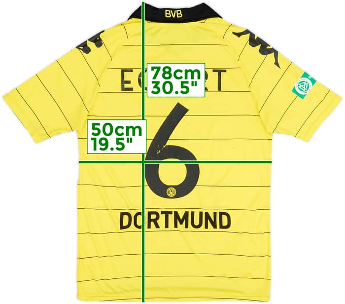 2010-11 Borussia Dortmund II Match Issue Home Shirt Eggert #6