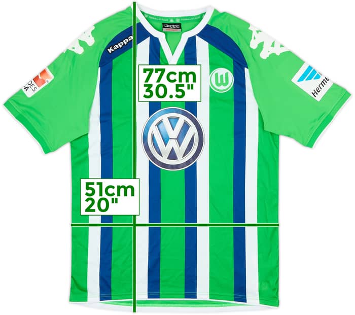 2015-16 Wolfsburg Away Shirt #18 - 8/10 - (M)
