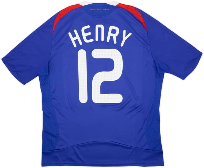 2007-08 France Home Shirt Henry #12 - 6/10 - (L)