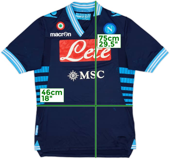 2012-13 Napoli Away Shirt - 4/10 - (XL)