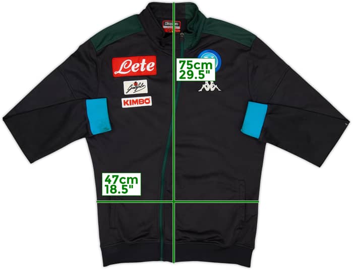 2018-19 Napoli Kappa Track Jacket - 6/10 - (XL)