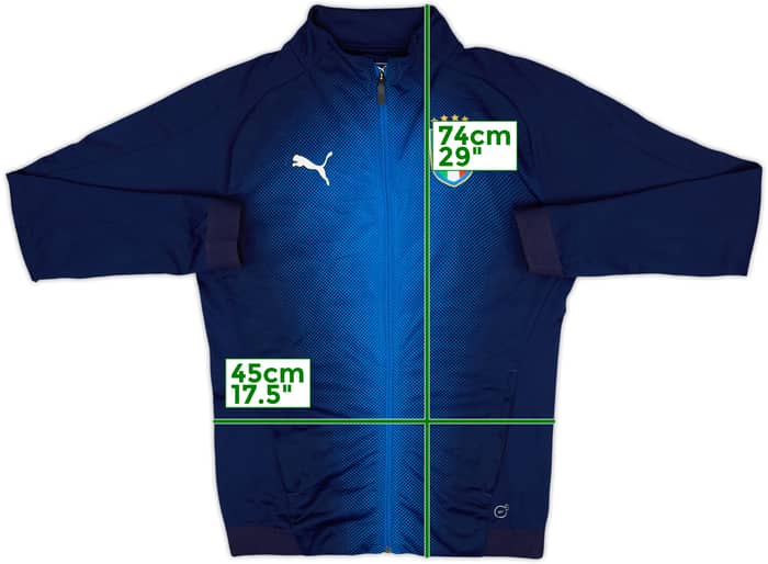 2017-18 Italy Puma Track Jacket - 8/10 - (S)