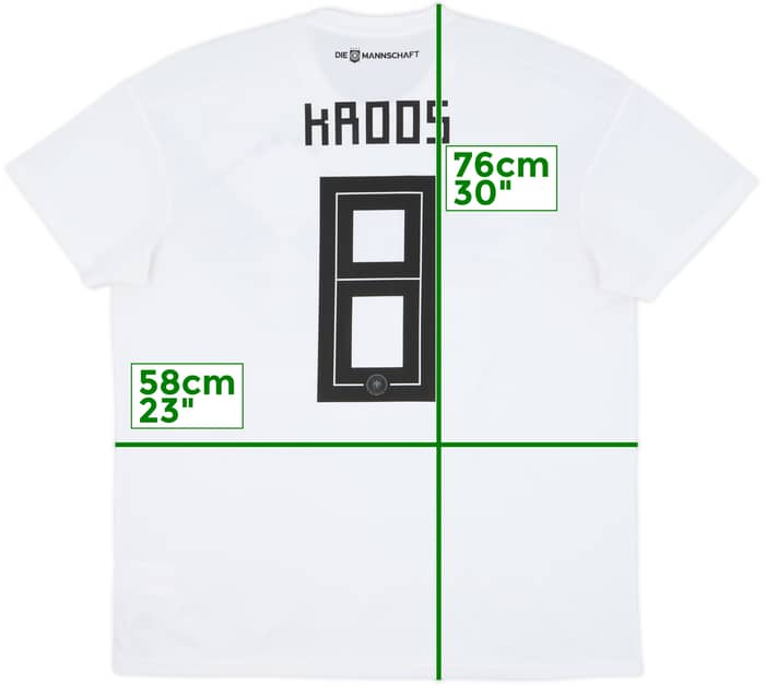 2018-19 Germany Home Shirt Kroos #8 - 8/10 - (XL)