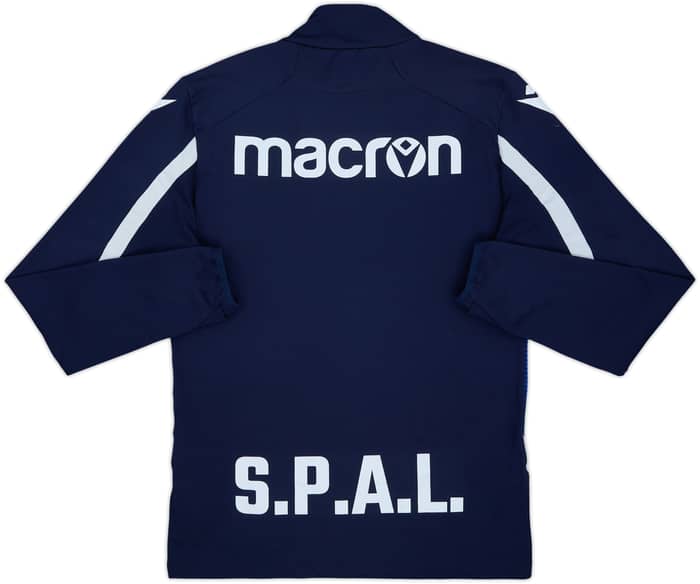 2021-22 SPAL Macron 1/4 Zip Drill Top - 8/10 - (S)