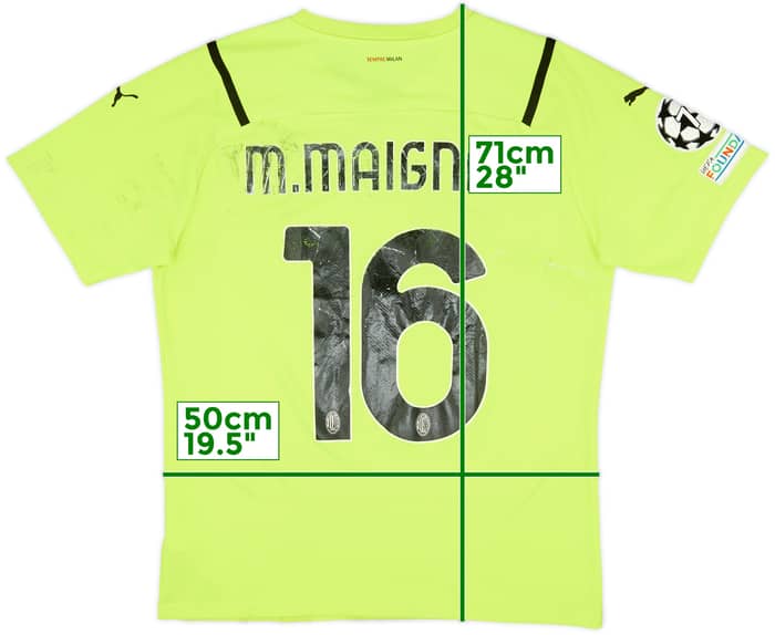 2022-23 AC Milan GK S/S Shirt M. Maignan #16 - 4/10 - (L)