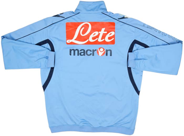 2010-11 Napoli Macron 1/4 Zip Drill Top - 4/10 - (XL)