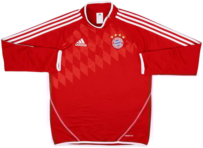 2013-14 Bayern Munich adidas 1/4 Zip Drill Top - 10/10 - (L)