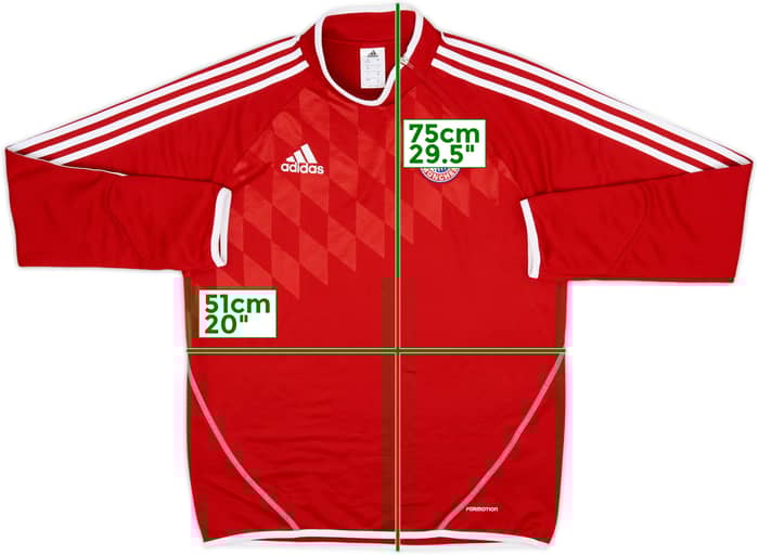2013-14 Bayern Munich adidas 1/4 Zip Drill Top - 10/10 - (L)