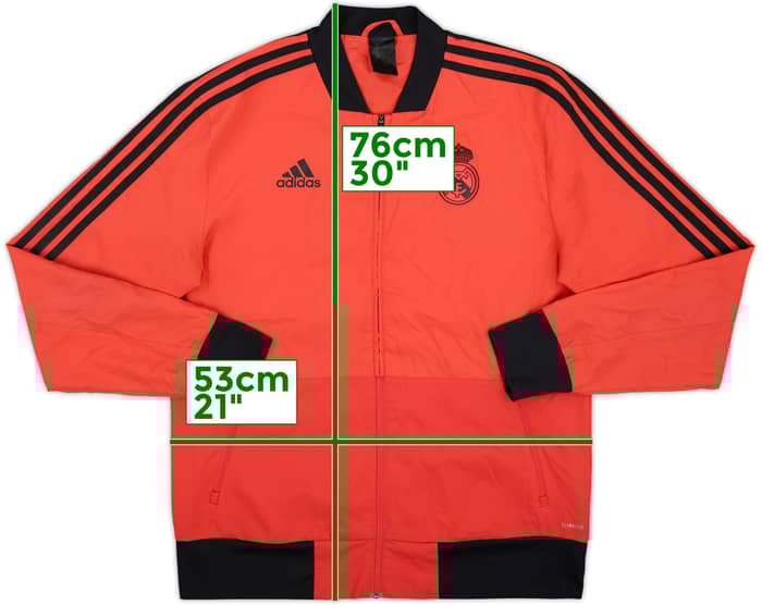 2018-19 Real Madrid adidas Track Jacket - 8/10 - (M)