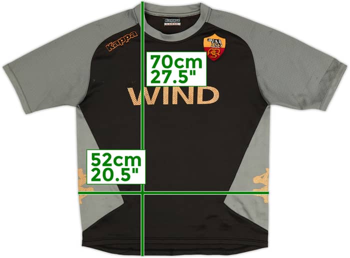 2011-12 Roma Kappa Training Shirt - 5/10 - (L)