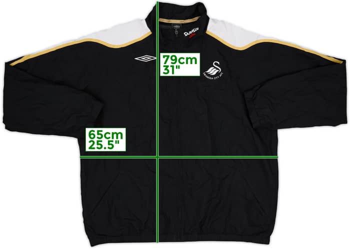 2008-09 Swansea City Umbro Track Jacket - 6/10 - (XXL)