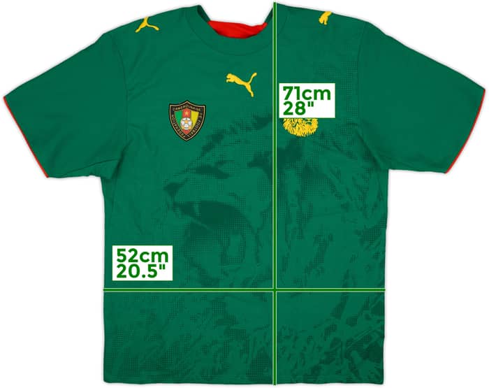 2006-08 Cameroon Home Shirt - 9/10 - (M)