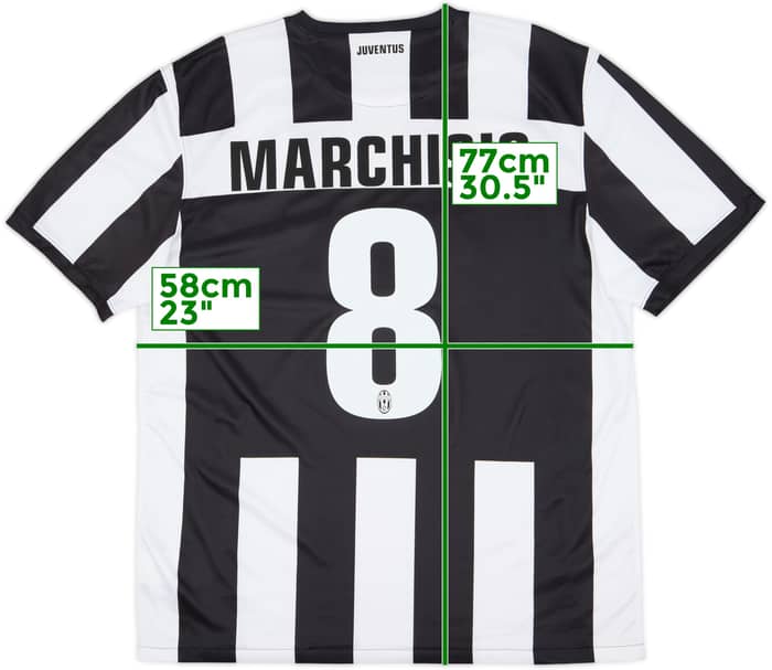 2012-13 Juventus Home Shirt Marchisio #8 - 9/10 - (XL)
