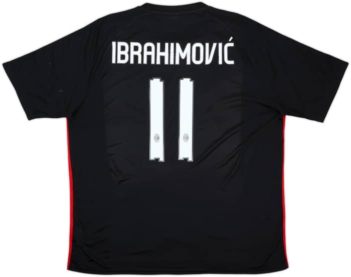2010-11 AC Milan Basic Home Shirt Ibrahimovic #11 - 8/10 - (XXL)