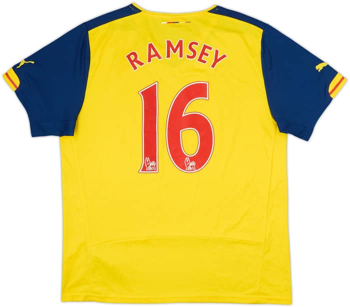 2014-15 Arsenal Away Shirt Ramsey #16 - 6/10 - (L)