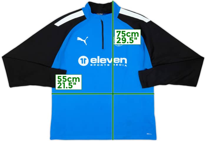2021-22 Peterborough Puma 1/4 Zip Training Top - 5/10 - (L)