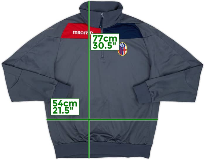 2013-14 Bologna Macron 1/4 Zip Drill Top - 5/10 - (M)
