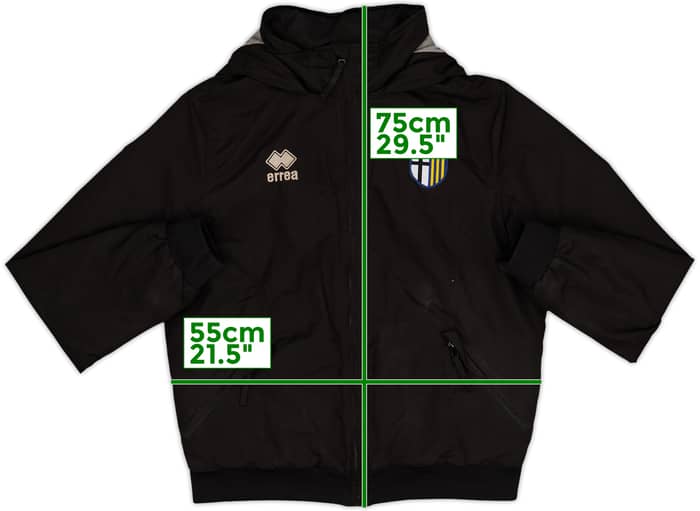 2019-20 Parma Errea Hooded Rain Jacket - 6/10 - (L)