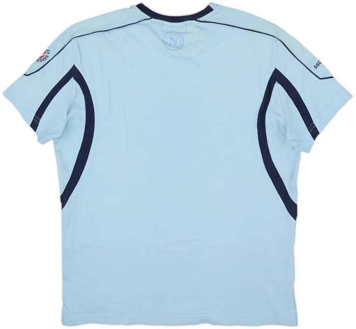 2011-12 Napoli Macron Signed Cotton Tee - 6/10 - (XL.Boys)