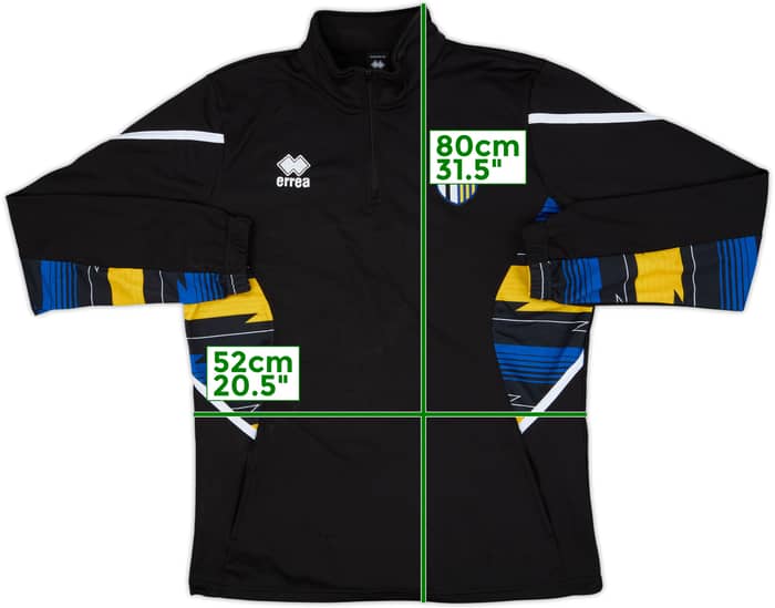2017-18 Parma Errea 1/4 Zip Drill Top - 8/10 - (XL)