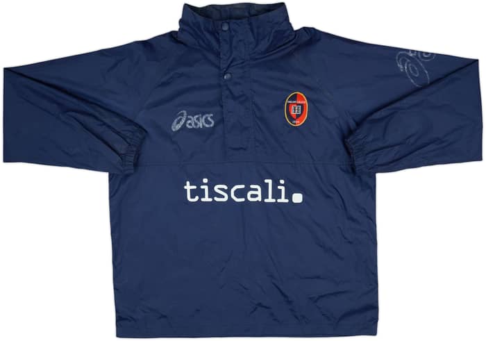 2006-07 Cagliari Asics Rain Jacket - 5/10 - (L)