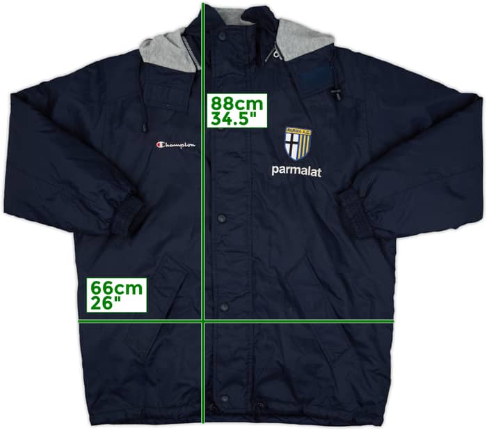 1999-00 Parma Champion Padded Bench Coat - 8/10 - (L)