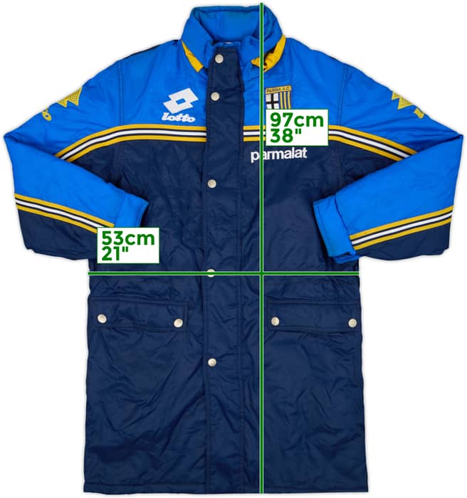 1998-99 Parma Lotto Padded Bench Coat - 6/10 - (S)