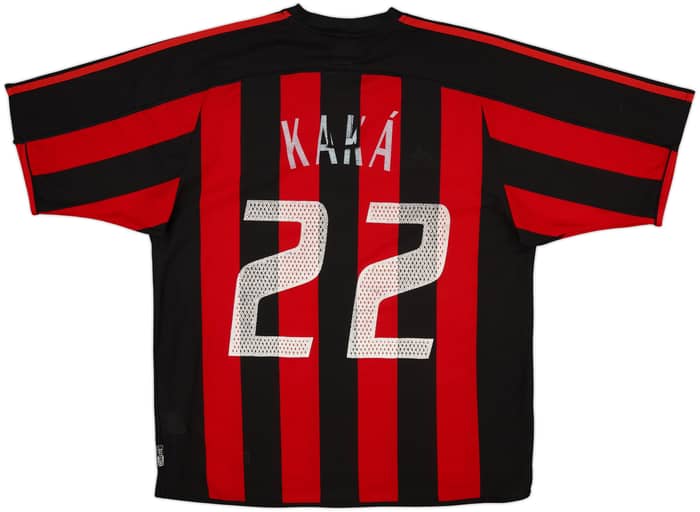 2003-04 AC Milan Home Shirt Kaka #22 - 4/10 - (L)